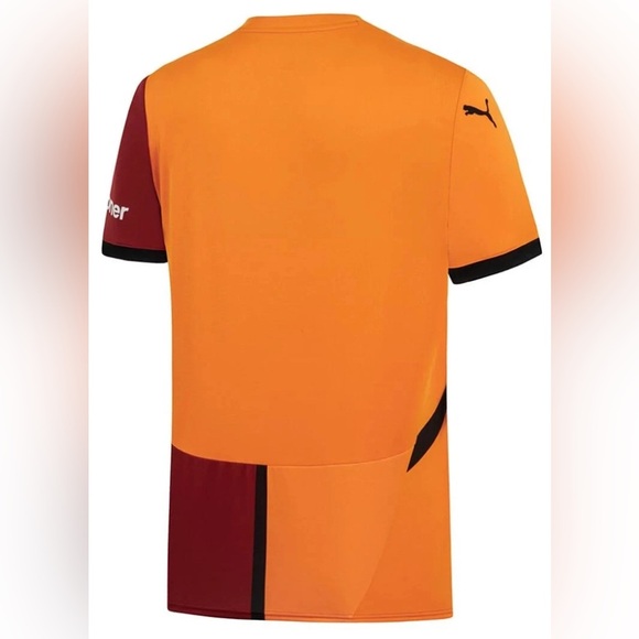 “Galatasaray SK” (Turkey) Red and Orange Soccer Jersey - Picture 2 of 2